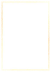 White background with watercolor style frame (sunflower)