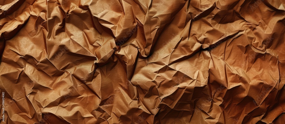 Fototapete brown wrinkled background. with copy space image. place for adding text or design