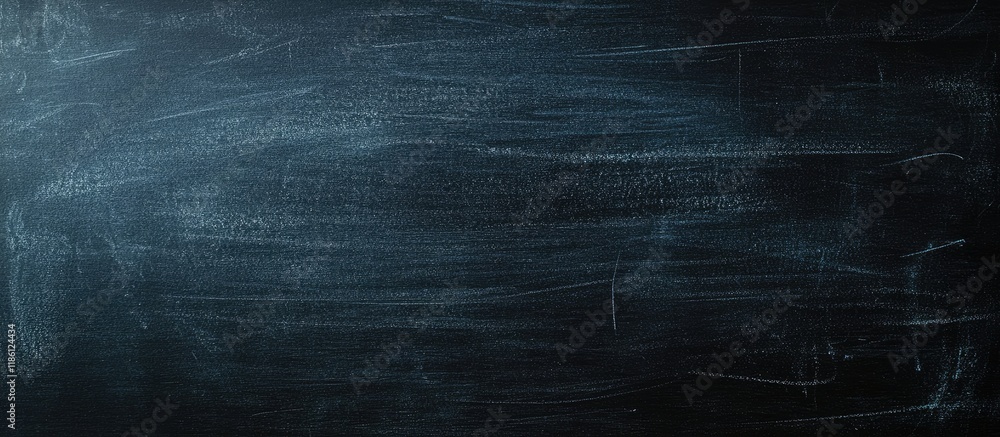 Poster Abstract chalk smudged on a blackboard texture background with space for text Education school concept. with copy space image. Place for adding text or design