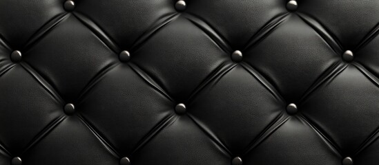 Background with a texture of black leather. with copy space image. Place for adding text or design