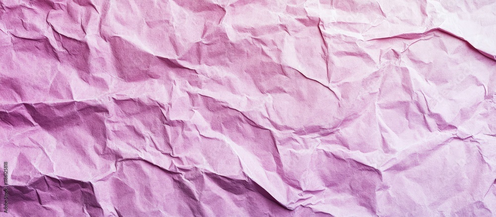 Fototapete pink old rose paper with a creased texture background crumpled paper for use as a background. with c