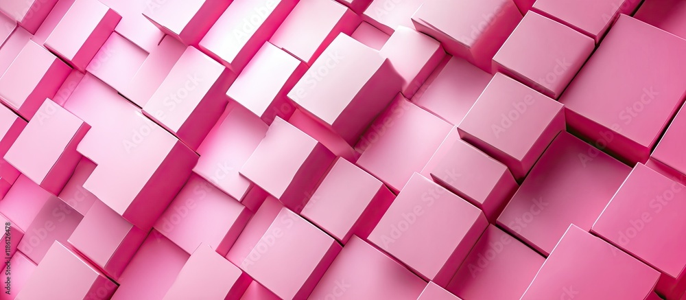 Poster Background design featuring a pink square pattern. with copy space image. Place for adding text or design