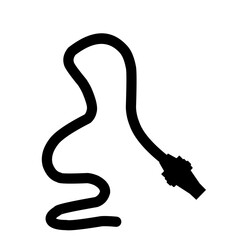 Water Spray Hose Silhouette 