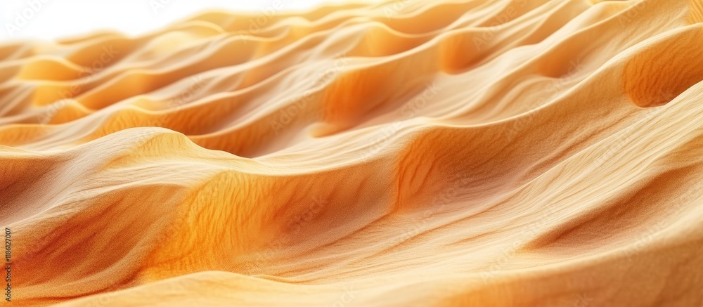 Fototapete waves of sand in the desert. with copy space image. place for adding text or design