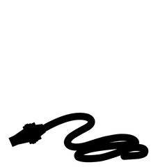 Water Spray Hose Silhouette 