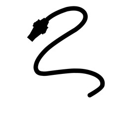 Water Spray Hose Silhouette 