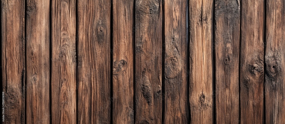 Fototapete Brown wood texture suitable for use as a background vertical. with copy space image. Place for adding text or design