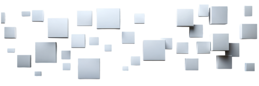 Geometric Elegance, a minimalistic design featuring a thin frame with a uniform square pattern against a clean white backdrop.