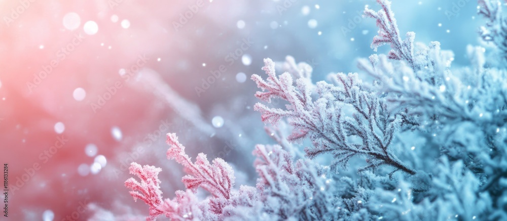Poster abstract wintry background in soft pastel colors. with copy space image. place for adding text or de