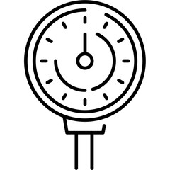 Tire Pressure Gauge Icon