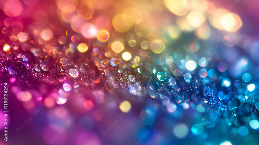 Poster iridescent flare background with transparent overlay effect. realistic vector illustration of crysta