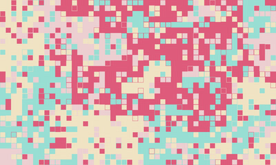 Abstract pastel square mosaic pattern.  Perfect for website backgrounds, digital designs, and vibrant branding.  Modern, playful, and versatile design.