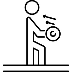 Bicep Curl Icon