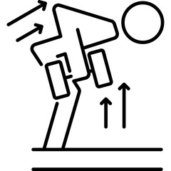 Dumbbell Row Icon