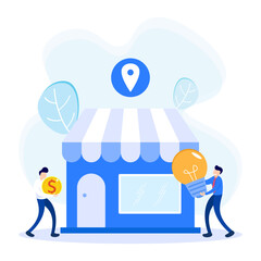 Illustration vector graphic cartoon character of franchise