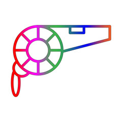 Whistle line gradient