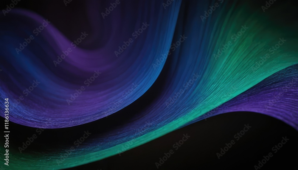 Poster digital wave with many dots and particles abstract dynamic wave background technology 6