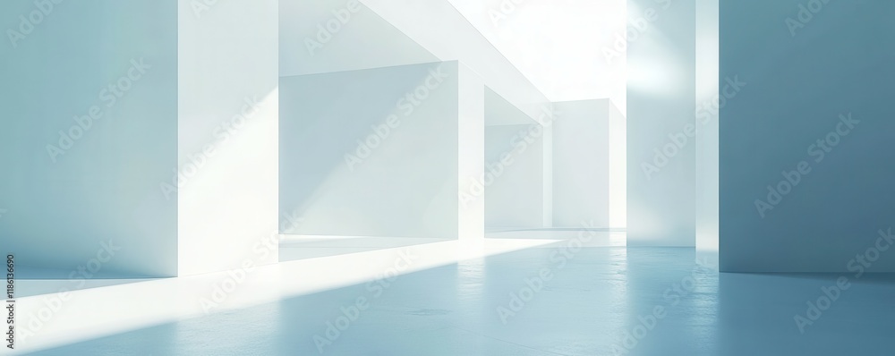 Poster abstract, background, design, modern, white, lines, geometric character composition with sharp and s