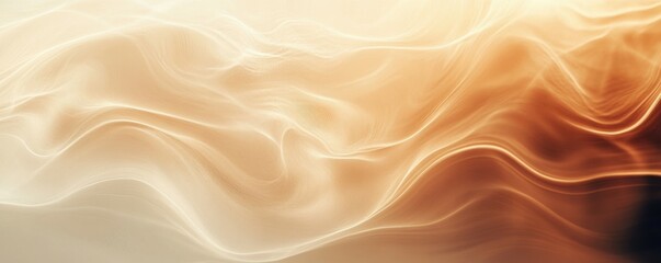 Obraz premium abstract, background, texture, smooth, waves, soft, light, shadows, fluid, elegant, white, design, glow, natural, contemporary, stylish, warm, minimalist, creative, artistic This image features a sm