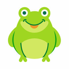 green frog cartoon