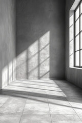 Cinematic tension where the older side has deeper shadow lines, and the younger side is bathed in soft fill light, on a quiet gray,