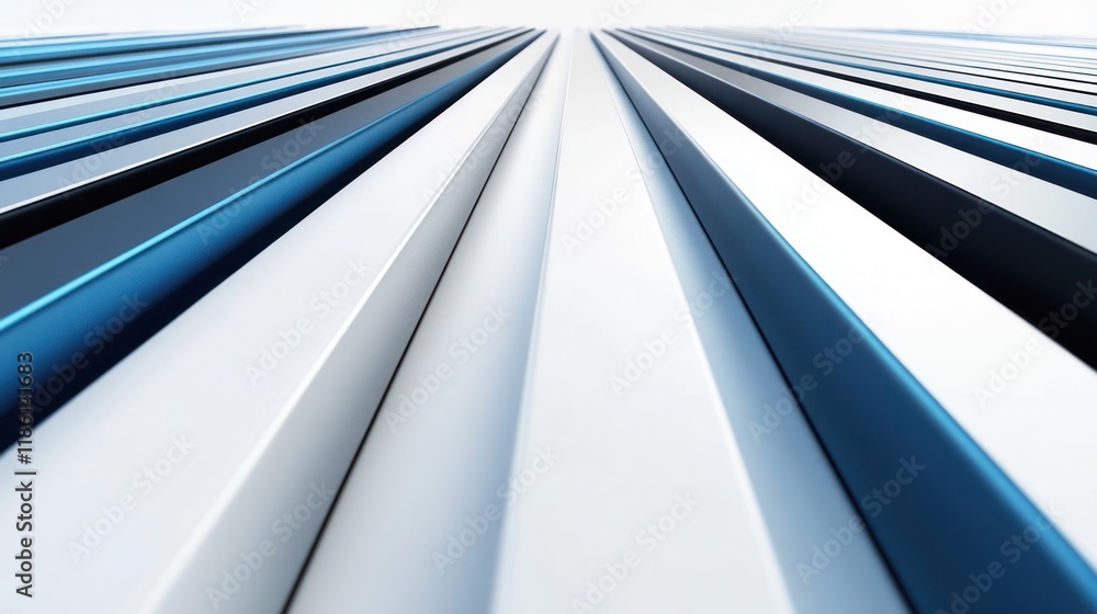 Poster abstract parallel lines converging to vanishing point.