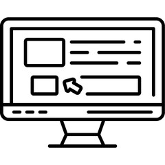 Online Learning Platforms Icon