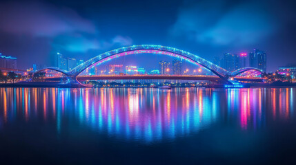 Naklejka premium Cool nightlife lights