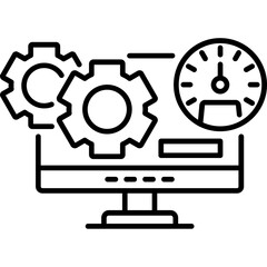 Web Performance Monitoring Icon