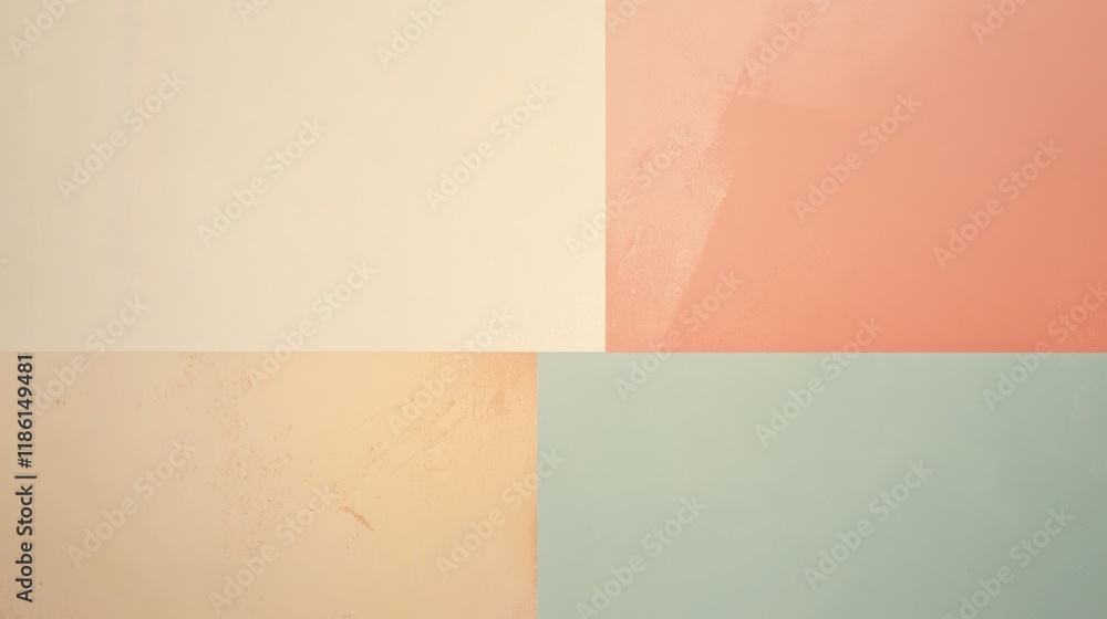 Poster pastel color block background texture.
