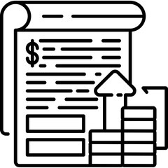 Cash Flow Analysis Icon