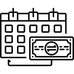 Monthly Cash Flow Icon