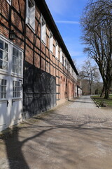 Wirtschaftsgebäude von Schloss Rheda im Zentrum von Rheda-Wiedenbrück	
