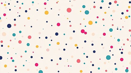 Abstract colorful polka dot pattern background.