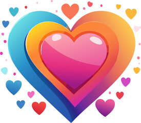 background with heart