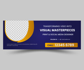 Professional And creative Facebook cover design