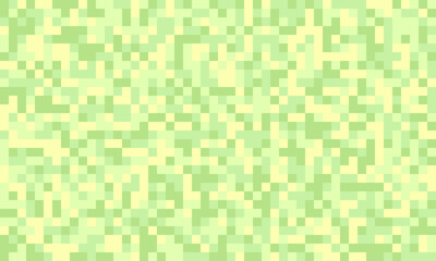 Abstract pixel art background.  Soft pastel green and yellow squares create a calming, modern design. Ideal for websites, presentations, or textile prints.  Versatile and aesthetically pleasing.