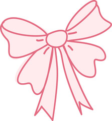 pink ribbon bow