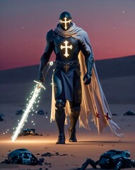 Templar Knight from the Future: Twilight Desert Odyssey
