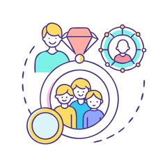 family heirloom vector icon, family day vector illustration - simple illustration of family heirloom perfect for logos, and family day-themed designs.