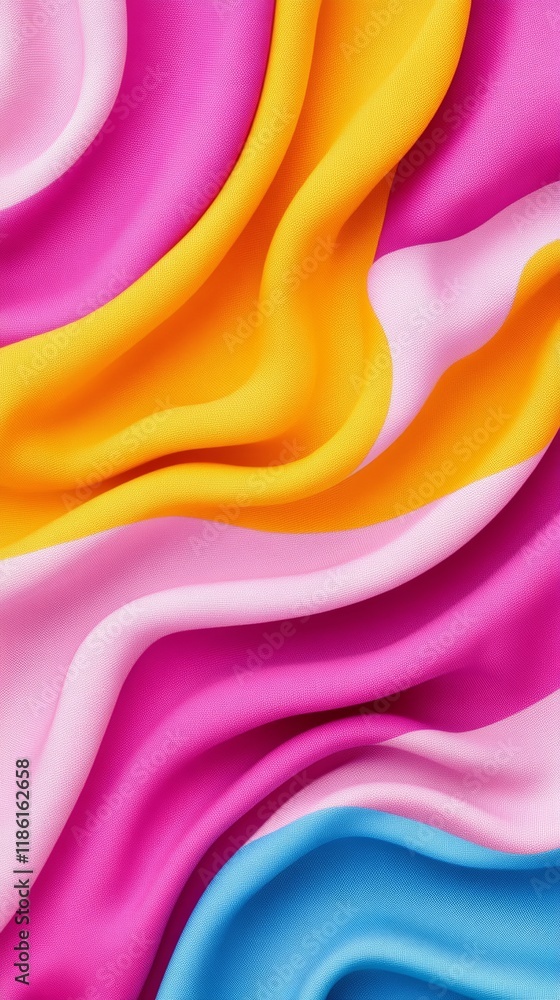 Poster a calming spring pastel abstract with soft curves and gradient washes of lilac lemon yellow and powd