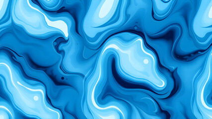 Obraz premium tranquil blue abstract background. generative AI