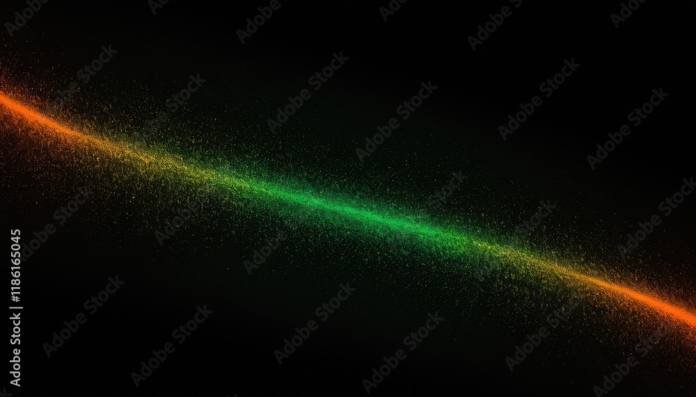 Poster 3d abstract background with flowing waves of particles 1