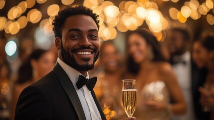 Celebrating a remarkable retirement milestone with friends and family in a festive atmosphere