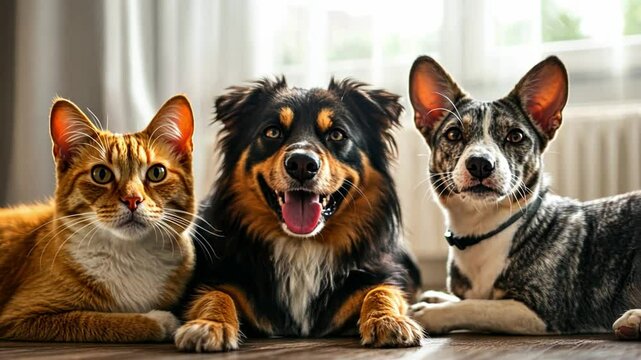Happy families utilize AI-powered tools to find ideal pets that match their lifestyle and activity levels.