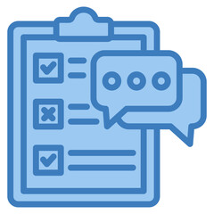 Fototapeta premium Survey Icon Element For Design