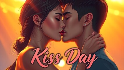 Kiss day, Valentine's Day