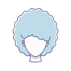 big hair or afro style vector icon, national retro day vector illustration - simple illustration of big hair or afro style perfect for logos, and national retro day vector-themed designs.