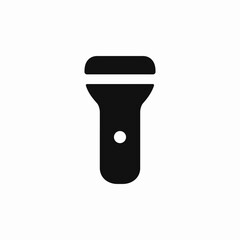 flashlight torch light icon vector sign
