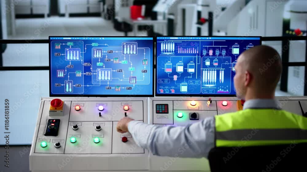 Poster Engineer Operators Using Scada System